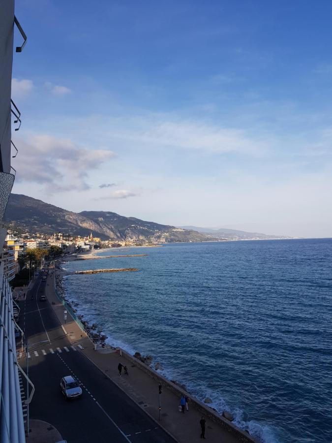 Menton Front Bord De Mer Cote D'Azur Florentina Sea View French Riviera Proche Monaco Montecarlo Superb Studio Exterior foto